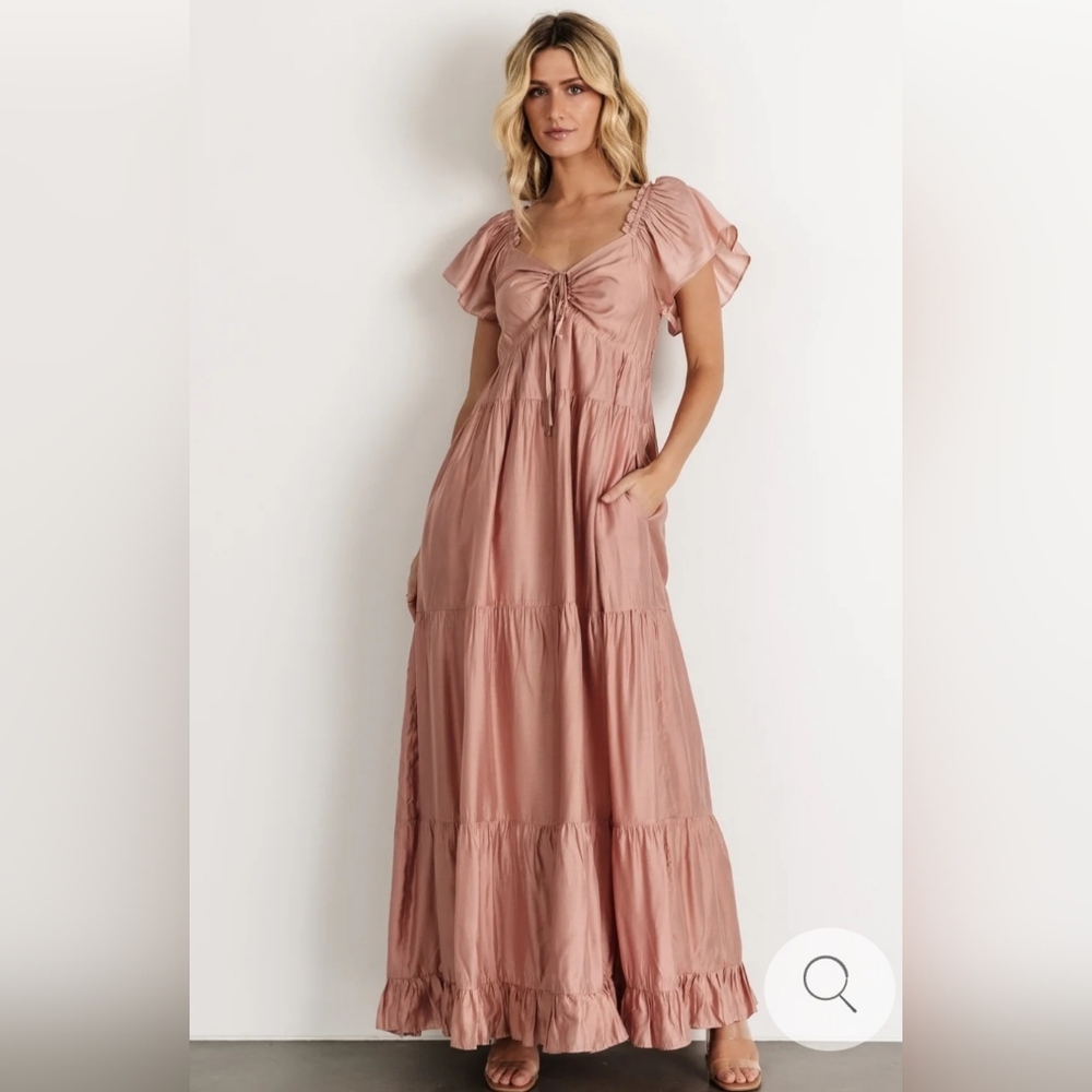 NWT Baltic Born Dusty Mauve Agatha Maxi Dress